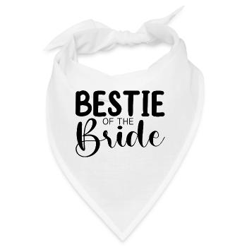 Bestie der Braut Junggesellenabschied Team Braut Braut Braut - Bandana - Weiß - Vorne