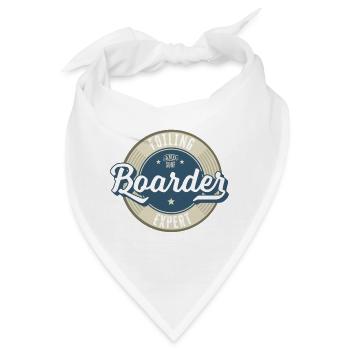 Surf and Boarder Label - Bandana - Weiß - Vorne