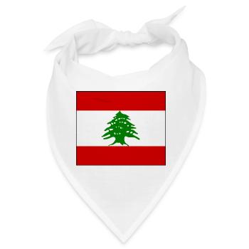 Libanon - Bandana - Weiß - Vorne