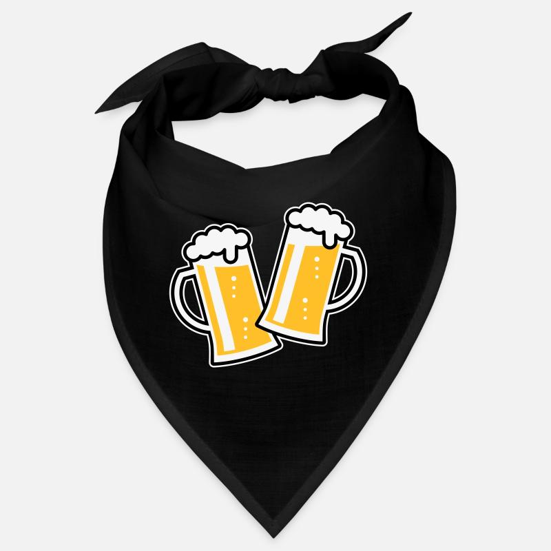 2 Maßkrüge Stoßen An (Bier / Bierseidel / 3C) Bandana