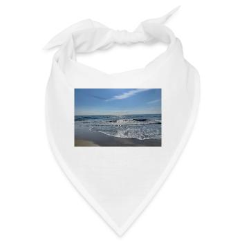 Wellen - Bandana - Weiß - Vorne