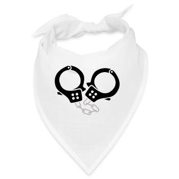 handschellen 2 - Bandana - Weiß - Vorne