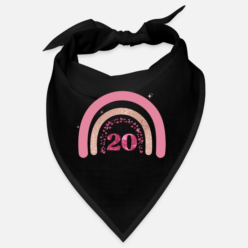 20-jähriges Jubiläum Regenbogenrose Bandana