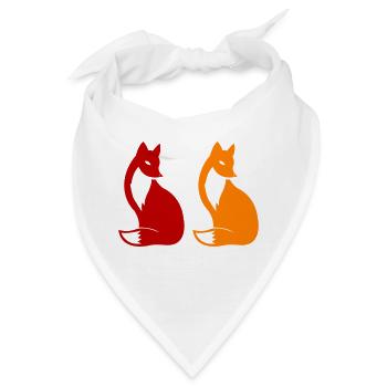 fox 2 - Bandana - Weiß - Vorne