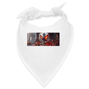 Aufstieg des mutierten Monsters Riesenschmetterling Apokalyps - Bandana - Weiß - Vorne
