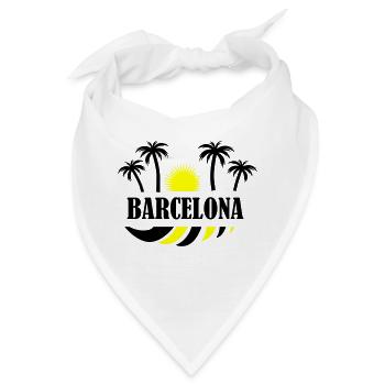 barcelona - Bandana - Weiß - Vorne