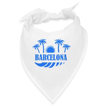 barcelona - Bandana - Weiß - Vorne