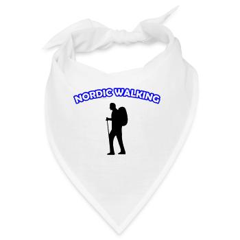 walking nordic - Bandana - Weiß - Vorne