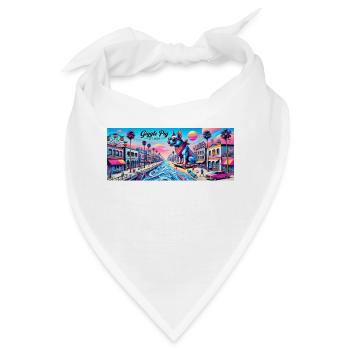 Venice Dogpig - Bandana - Weiß - Vorne