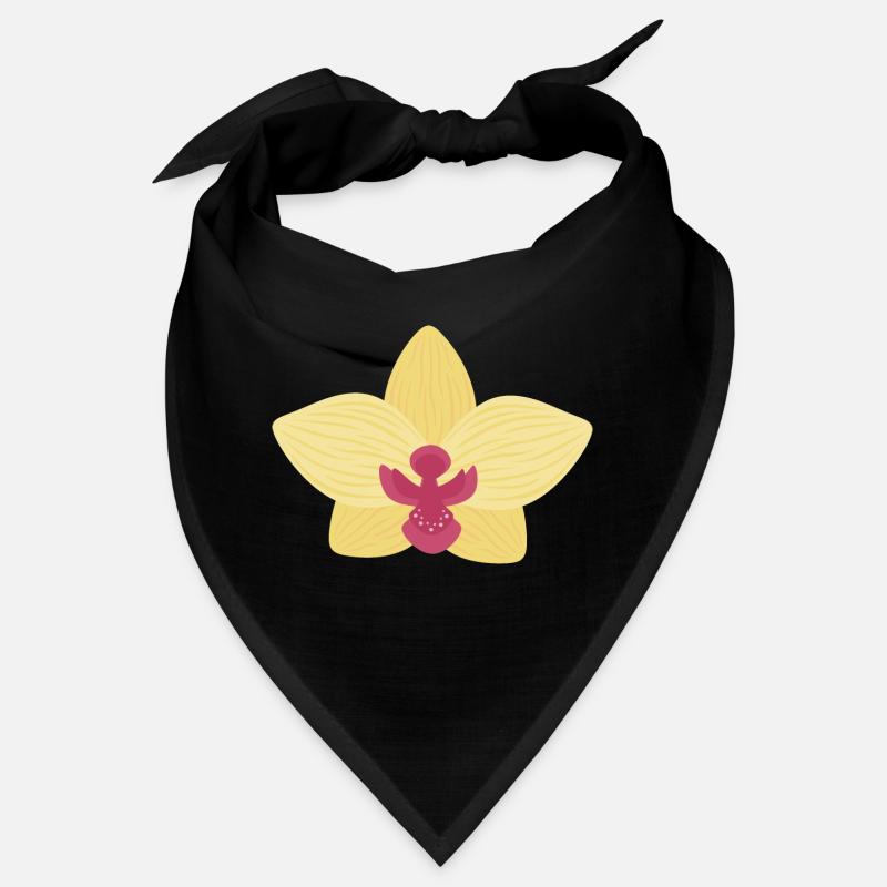 Yellow Orchid Bandana