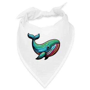 Wal - Bandana - Weiß - Vorne