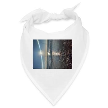 Sun over the ocean - Bandana - Weiß - Vorne