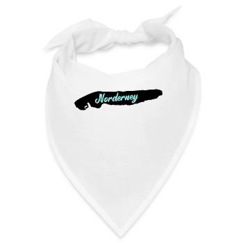 norderney insel - Bandana - Weiß - Vorne
