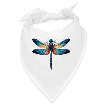 Libelle - Bandana - Weiß - Vorne