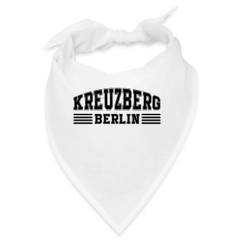 berlin kreuzberg - Bandana - Weiß - Vorne