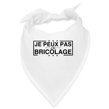 Ich kann nicht DIY - Bandana - Weiß - Vorne