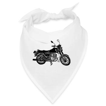 MZ ETZ 250 - Bandana - Weiß - Vorne