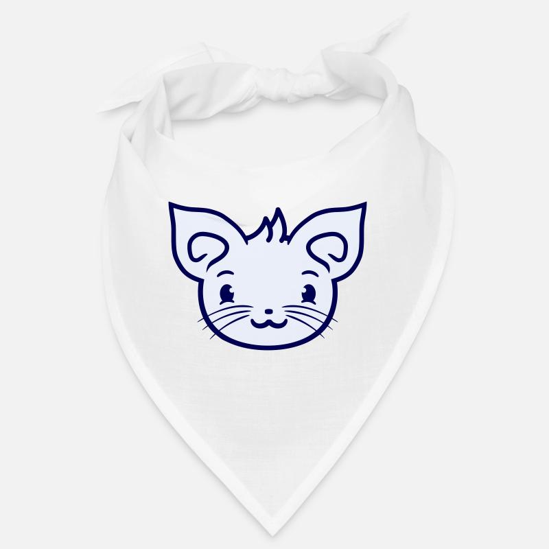 Cute Cat Looks Happy Smiling Kitten Fun Bandana