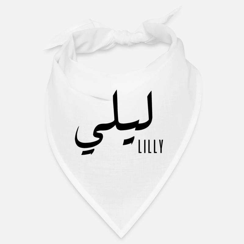 Lilly Arabic Name Bandana