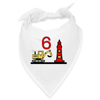 Bagger - Bandana - Weiß - Vorne