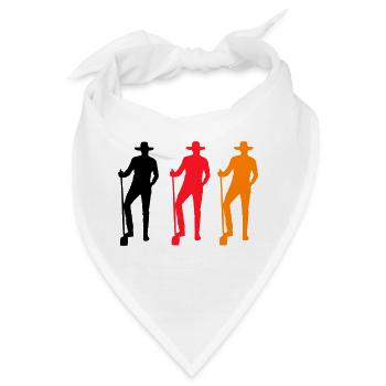 farmer farbig - Bandana - Weiß - Vorne