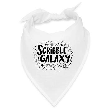 KRITZELN GALAXIE - Bandana - Weiß - Vorne