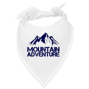 mountain adventure - Bandana - Weiß - Vorne