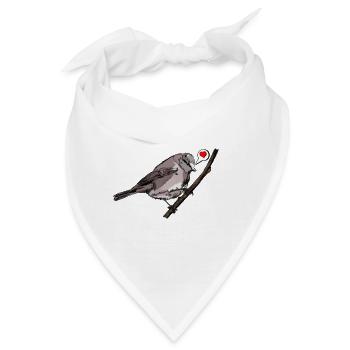 8079239 185462122 Tweet tweet - Bandana - Weiß - Vorne