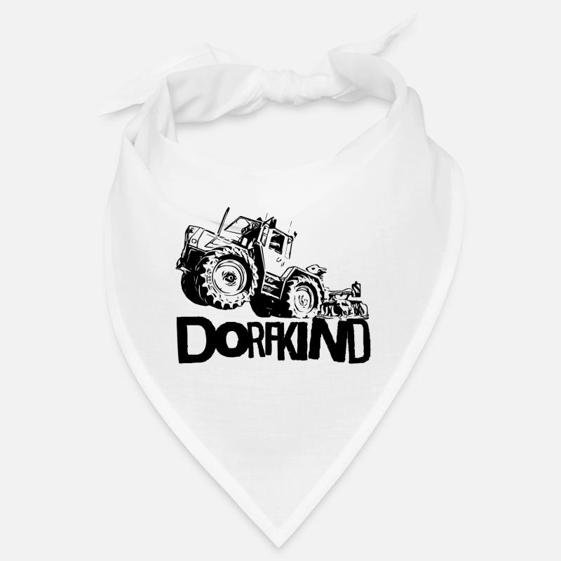 MB trac Dorfkind Traktor hebt ab - Bandana - Weiß