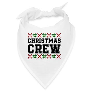 christmas crew weihnachten - Bandana - Weiß - Vorne