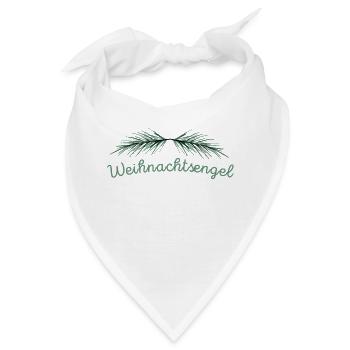 Weihnachtsengel - Weihnachtsdesign - Bandana - Weiß - Vorne
