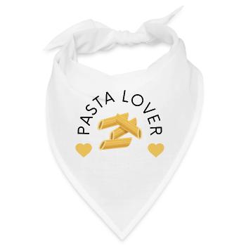 Pasta-Liebhaber - Bandana - Weiß - Vorne
