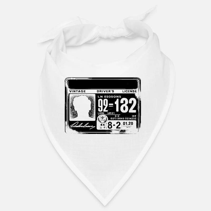 Retro Driver License Driving School Exam Drivers Bandana
