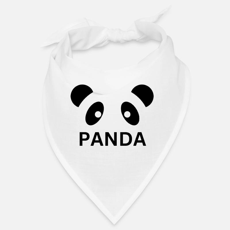 Conception du visage de panda Bandana