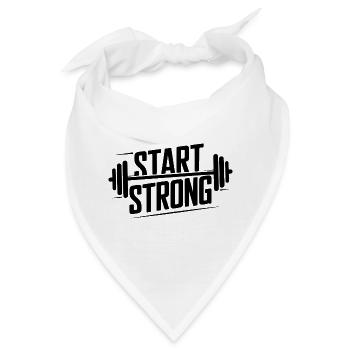 Start Strong - Bandana - Weiß - Vorne