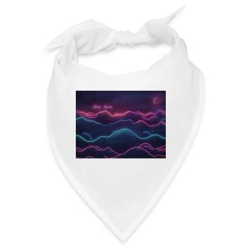Shiny Berlin neon - Bandana - Weiß - Vorne