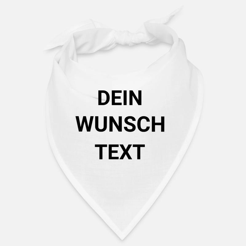 Dein Wunschtext Bandana