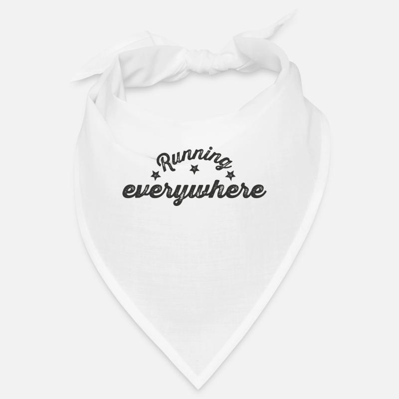 Lettrage Running Everywhere Bandana