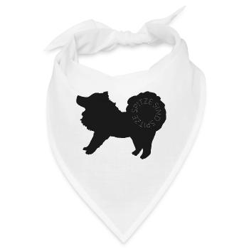 Spitze sind spitze! Black - Bandana - Weiß - Vorne