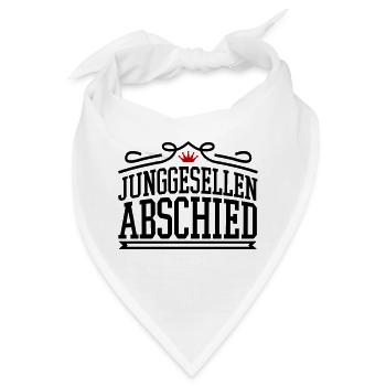 Junggesellen Abschied - Bandana - Weiß - Vorne