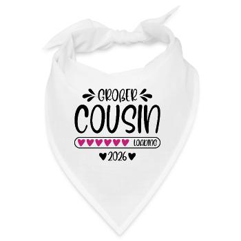 Großer Cousin 2026 - Bandana - Weiß - Vorne