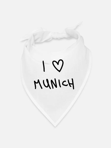 J’adore Munich - Bandana - blanc - Devant