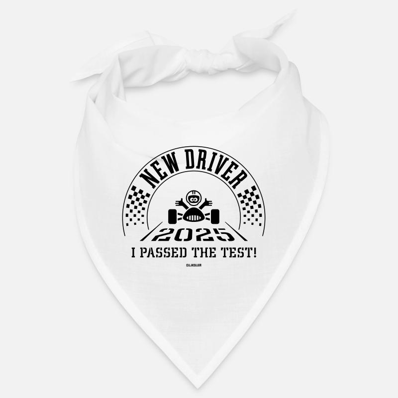 New Driver 2025 – I Passed The Test! (Black) Bandana