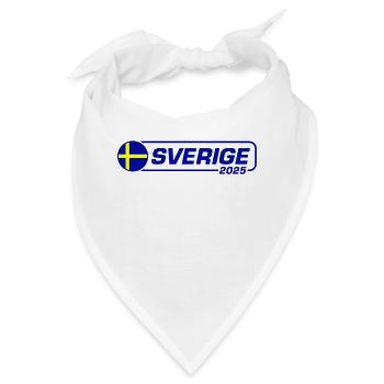 Schweden 2025 Sverige - Bandana - Weiß - Vorne
