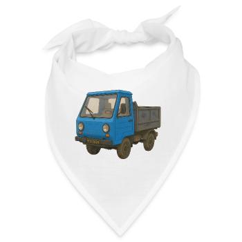 Kleiner Kraftzwerg - Bandana - Weiß - Vorne