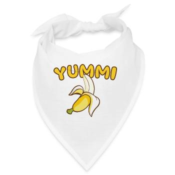 YUMMI - Geschmacksache - Bandana - Weiß - Vorne