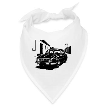 Flosse Genosse - V8 - Bandana - Weiß - Vorne
