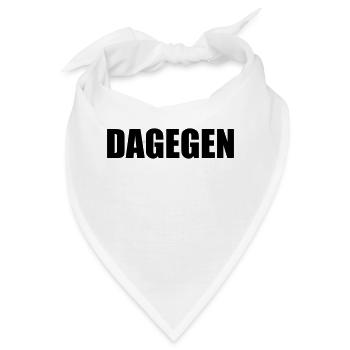 Politik Partei Dagegen Nachrichten Meinung - Bandana - Weiß - Vorne