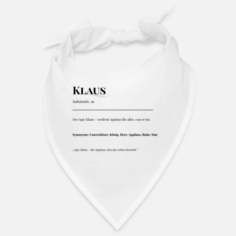 Klaus - Bandana - Weiß