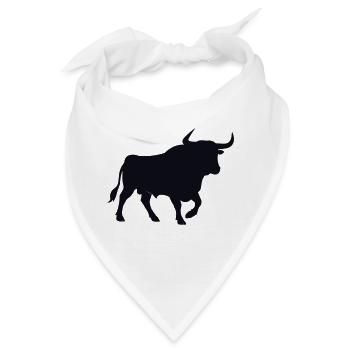 stier - Bandana - Weiß - Vorne